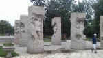 Китай 2013 / Парк городского округа Синтай: Часть памятника, посвященному освобождению города Синтай от Японии